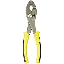Stanley 84-026 Bi-Material Slip Joint Pliers, 8-Inch