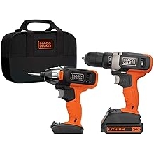 Stanley Black & Decker BD2KITCDIBCWM MAX 2 Tool Cordless Drill and Impact Driver Combo Kit 20V