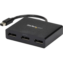 StarTech.com 3-Port Multi Monitor Adapter - Mini DisplayPort to DisplayPort MST Hub, Dual 4K30Hz &amp; 1x 1080p - Video Splitter for Extended Desktop Mode on Windows Only - mDP 1.2 to 3x DP MSTMDP123DP