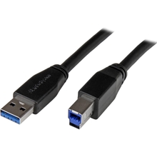 StarTech.com 30ft USB 3.0 USB-A to USB-B Cable - MM - Active - USB Type-A to USB Type-B Cable - USB 3.1 Gen 1 5 Gbps Cable USB3SAB10M