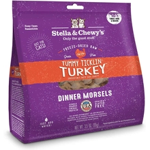 Stella &amp; Chewy&amp;#39;s Freeze-Dried Raw Tummy Ticklin&amp;#39; Turkey Dinner Morsels Cat Food, 3.5 oz. Bag, Model:CAT-FDT-3.5