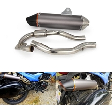 STONEMEN Full Exhaust Muffler System Slip On For CRF150F CRF230F 2003-2013 Titanium