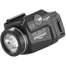 STREAMLIGHT 69420 TLR-7 500-Lumen Low-Profile, Rail Mounted Tactical Weapon Light dengan Side Switch, Rail Locating Keys dan CR123A Lithium Battery, Black.