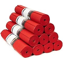 Sunshine Yoga Voyage Yoga Mat, 10 Pack, 72" x 24" Professional Studio and Gym Bulk Yoga Mats, 5mm Thick, Durable, Anti-Tear, Non Slip Fitness and Exercise Mats