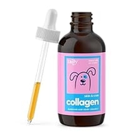 Taily Liquid Collagen for Dogs Skin and Coat Supplement, Cats | Taily Liquid Premium Grass-fed Collagen | Itch Relief for Dogs with Allergies, Biotin, Vitamin C and Hyaluronic Acid | Made in USA