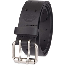 Dickies Men&amp;#39;s Leather Double Prong Belt