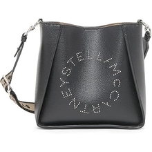 Studded Logo Shoulder Bag