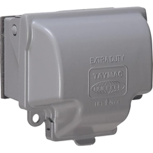TayMac MX3300 RaynGuard Extra Duty Metal Weatherproof in-Use Cover, 1-Gang, Gray