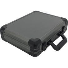 Tech Swiss Watch Case Aluminium Briefcase untuk 18 Jam Tangan Besar Gunmetal Grey