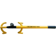 Winner International The Club 3000 Twin Hooks Steering Wheel Lock, Yellow