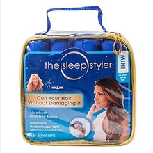 The Sleep Styler - As Seen on Shark Tank - Heat Free Curlers,. Includes 8 Mini 3 Inch Rollers