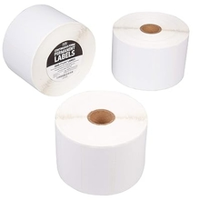 เครื่องพิมพ์ฉลากความร้อนม้วน - 6000 ( 1 " ⁇  2 5/8" ) ฉลาก FBA อเมซอนถาวร ( 3 ม้วน 2000 ) - 100% เข้ากันได้กับเครื่องพิมพ์ FBA และ  ⁇ ebra