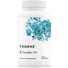 THORNE B-Complex #12 - Vitamin B Complex with Active B12 and Folate - 60 Capsules
