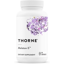 THORNE Melaton-5-5mg Melatonin - Supports Circadian Rhythms, Restful Sleep, and Relaxation - Gluten-Free, Soy-Free,Dairy-Free - 60 Capsules