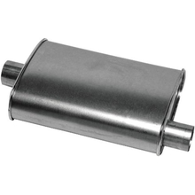 Thrush Muffler Deep Performance Tone Inlet 2.5 Pipe Connection Offset Outlet 2.5 Center