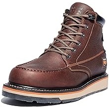 Timberland PRO mens Gridworks 6 Inch Soft Toe Waterproof Industrial Wedge Work Boot