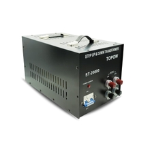 20000 وات محول الجهد صعودا وهبوطا محول 110V 220V للخدمة الشاقة ، أسود