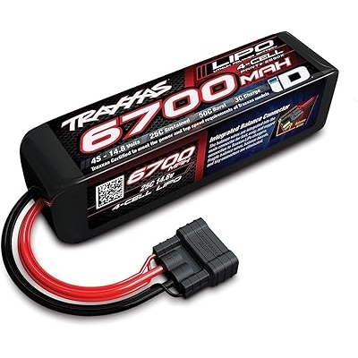 Traxxas 2890X 6700 mAh 14.8V 4-Cell 25C LiPo Battery Vehicle