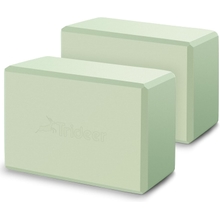 Trideer Yoga Block, Soft Non-Slip Surface Premium Foam Blocks, Supportive, Lightweight, Odor Resistant, Yoga Accessories for Pilates Meditation General Fitness Stretching Toning