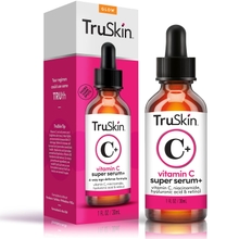 TruSkin Vitamin C Super Serum with Niacinamide, Retinol, Hyaluronic &amp; Salicylic Acid BHA - All-in-One Anti Aging Facial Serum for Brightening, Firming, Dark Spots, Discoloration - 1 fl oz
