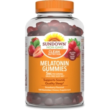 Sundown Melatonin 5mg Gummies, Supports Sound, Quality Sleep, 150 Count Packaging May Vary