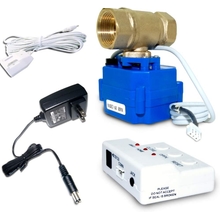 Water Leak Detector with Shutoff Valve,Sensors and Sounds Alarm,Automatic Water Leak Shut Off Valve System,for Pipes 34 NPT,Flood Prevention for Laundry,Water Heaters and More