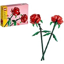 LEGO Roses - Building Toy for Kids, Girls &amp; Boys, Ages 8+ - Artificial, Fake Roses for Home Decor &amp; Display - Gift Idea for Plant &amp; Flower Lovers - 40460