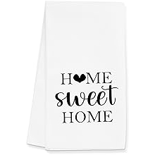 Home Sweet Home Kitchen Towels Gifts, New Housewarming Towels Decor 16x24 inches