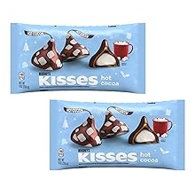 Hershey Hot Cocoa Kisses - Pack of 2 - Delicious Kisses Filled with Tasty Marshmallow Creme - Great for Sharing with Friends and Family