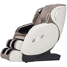 MassaMAX Massage Chair, Full Body Zero Gravity Shiatsu Massage Recliner with Foot Roller, Airbags, Heating Therapy, Bluetooth Speaker, Quick Access Buttons