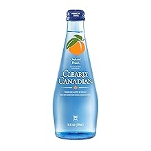 Clearly Canadian Orchard Peach Sparkling Water, 11 Fl Oz
