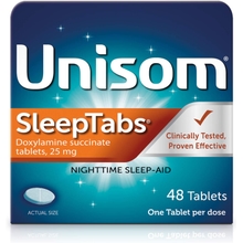 Unisom SleepTabs, Nighttime Sleep-aid, Doxylamine Succinate, 48 Tablets