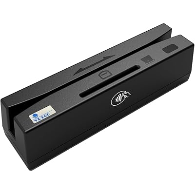 USB 4 in 1 Multifunctional Magnetic Card Reader Support Read and Write contactless Cards, chip Cards, PSAM Cards only for Professional Person, Plug and Play