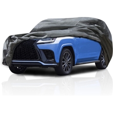 USCarCover 5 Layer Car Cover for Lexus LX 600 2023 SUV 4-Door, Semi Custom Fit Full Coverage Pollution, Dust, Sun, Snow, Rain, Hail All Weather Protection, Breathable Gray