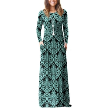 VIISHOW Women&amp;#39;s Long Sleeve Loose Plain Maxi Dresses Casual Long Dresses with Pockets