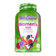 vitafusion Women&rsquo;s Daily Gummy Multivitamin: vitamin C &amp; E, Delicious Berry Flavors, 70ct 35 day supply, from Vitafusion, the gummy vitamin experts