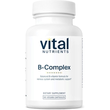 Vital Nutrients Vitamin B-Complex | Vegan High-Potency Methylated B Complex Vitamins | B Vitamins Support Energy Production, Metabolism, and Heart Health | Gluten, Dairy, Soy Free | 60 Capsules