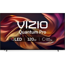 VizIO 65-inci Quantum Pro 4K QLED 120Hz TV Pintar dengan kecerahan 1,000 nits, Dolby Vision, Peredupan Setempat, 240FPS @ 1080p PC Gaming, WiFi 6E, Apple AirPlay, Google Cast Terbina dalam VQP65C-84, 2023