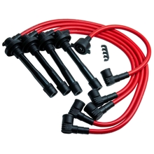 VMS RACING 92-01 10.2mm High Heat Performance SPARK PLUG IGNITION WIRES Set in RED Compatible with Honda Prelude 2.2L 1992-2001 H22 DOHC VTEC Engines ONLY