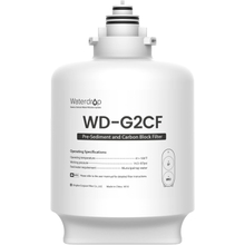 Waterdrop WD-G2CF Filter, Replacement for WD-G2-W, WD-G2-B, WD-G2P600-W Reverse Osmosis System,12-month Lifetime