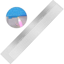 Whaline Diamond Painting Tool Stainless Steel Ruler Diamond Drawing Tool with 520 Blank Grids for Diamond Painting Round Full Drill &amp; Partial Drill