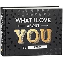 What I Love about You Book - Valentines Day Gifts for Him, Her - Fill-in-the-Blank Book for Men, Boyfriend, Husband, Women, Girlfriend, Wife, Him, Her - Couples Gifts for Anniversary, Christmas &amp; More