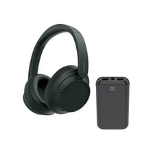 Sony WHCH720N Wireless Over the Ear Noise Canceling Headphones Black Bundle