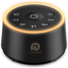 Dreamegg White Noise Machine - آلة صوت لطفل بالغ ، آلة ضوضاء للنوم مع 24 صوتًا مهدئًا ، ضوء الليل المحيط ، مستمر أو مؤقت ، آلة النوم الصاخبة لمكتب الحضانة المنزلية