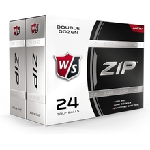 WILSON Staff Zip Golf Balls Pack of 24