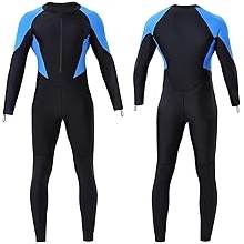 Women Men Dive Skins Suit Rash Guard Full Body Swim Swimsuit, 1mm Wet Suits Drysuits Long Sleeve Youth UV Sunsuit for Diving Kayaking Surfing Scuba Waterski Water Sports