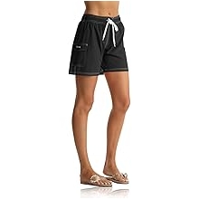 Women's Board Shorts Quick Dry Drawstring Sports Summer Bottom Swim Shorts with Pocket