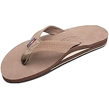 Men's Double Layer Leather w/Arch Support