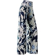 Women's Stretchy Wide Leg Palazzo Lounge Pants Casual Comfy High Waist Palazzo Pants