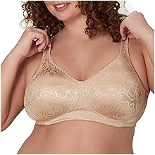 Womens Wireless Bra, Single Or 2-Pack, 18 Hour Ultimate Lift &amp; Support Bras for Women (Plus